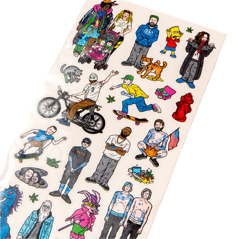 303 Boards - 303 X Todd Bratrud Stickorama Shaped Deck (9.5") *SALE